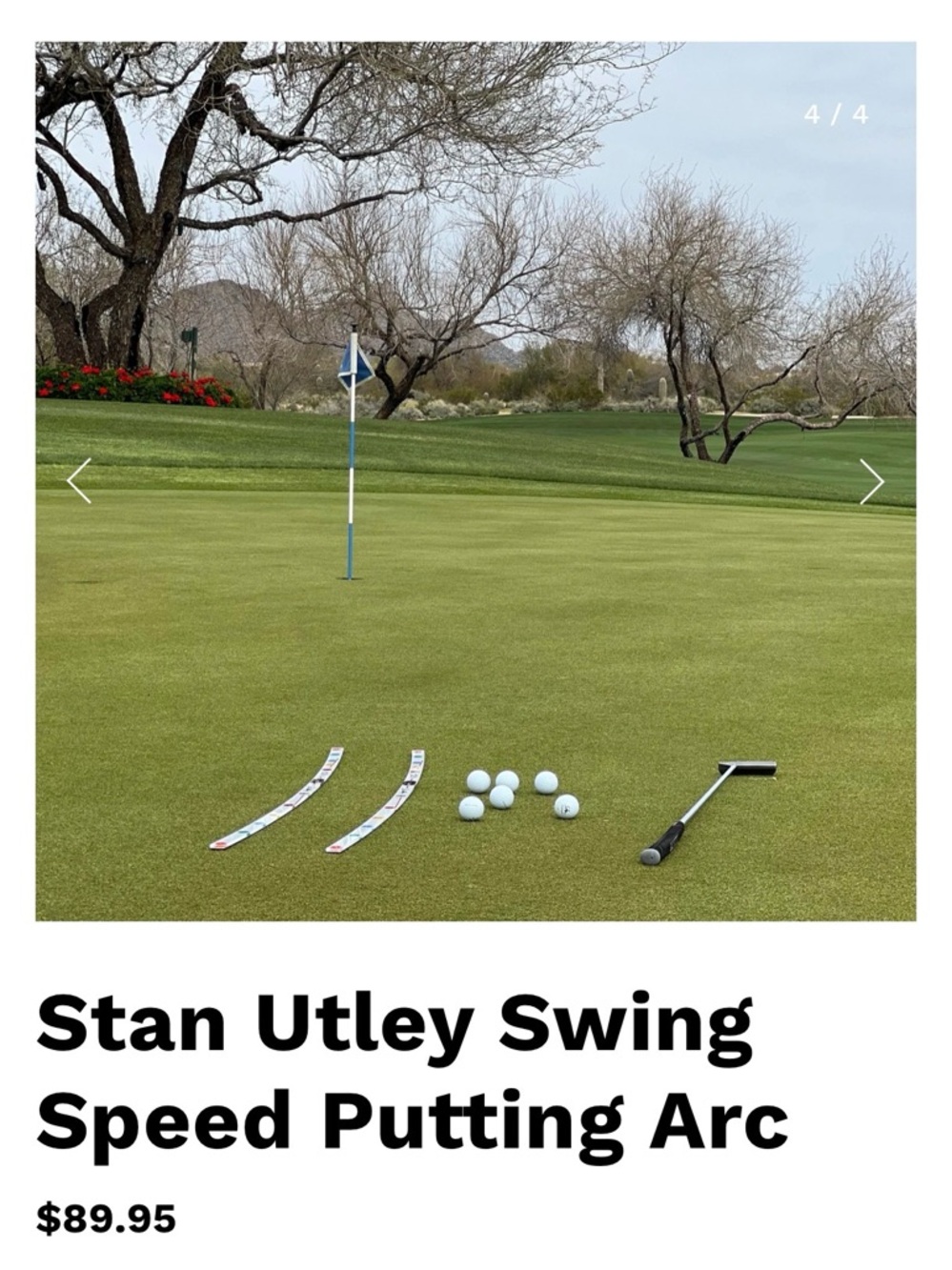 Stan Utley Swing Speed Putting Arc New Unused
